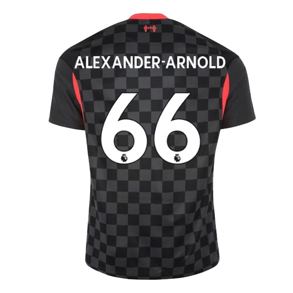 Camiseta Liverpool NO.66 Arnold Tercera Equipación 2020-2021 Negro